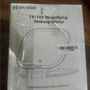 Shinowa 1X/10X Magnifying Makeup Mirror